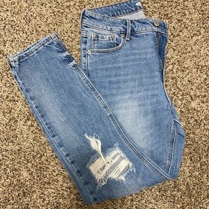 High Rise Power Straight Jeans